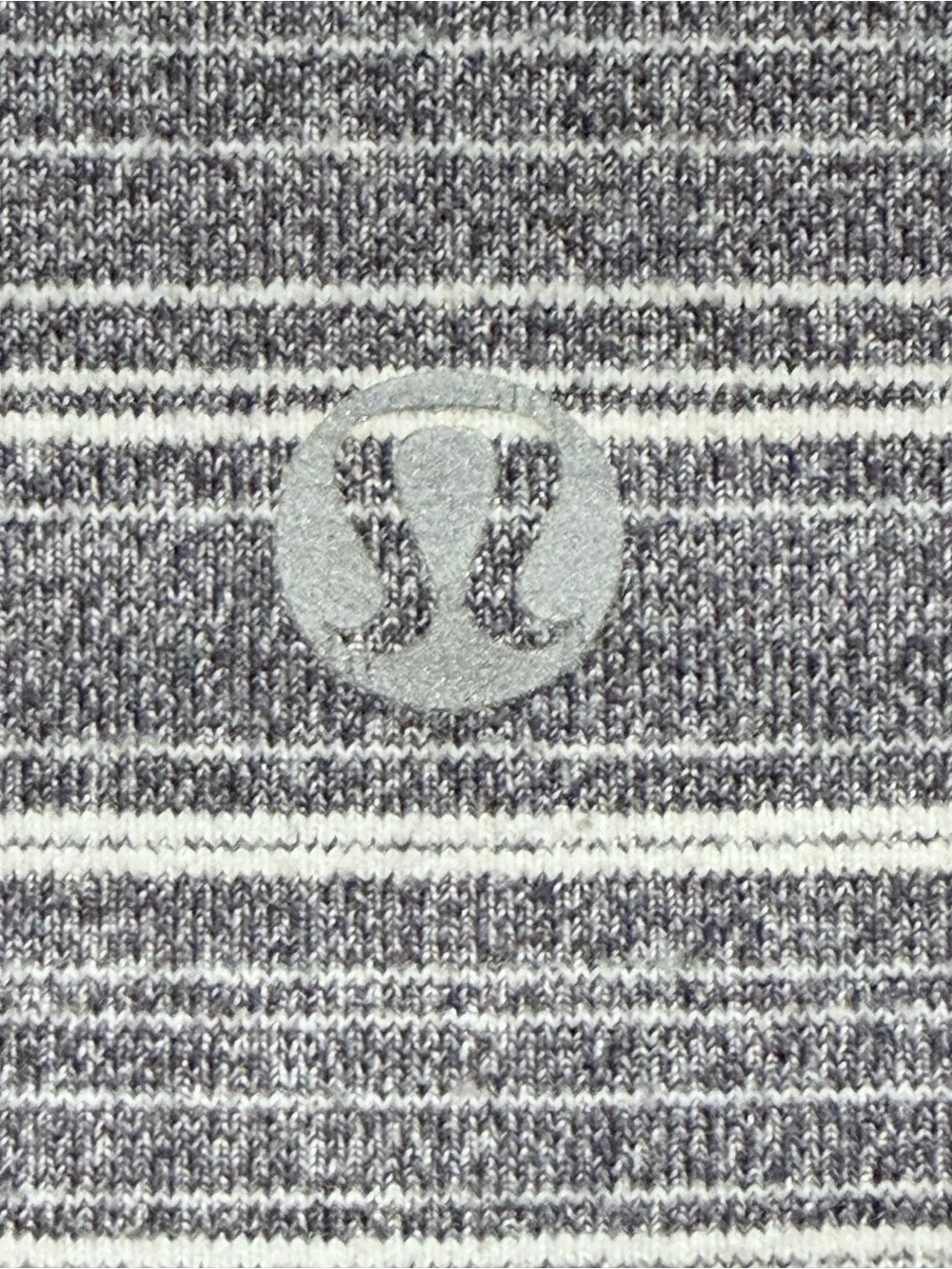 lululemon athletica Gray Striped High-Rise Leggings